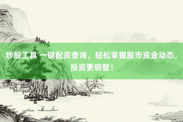 炒股工具 一键配资查询，轻松掌握股市资金动态，投资更明智！