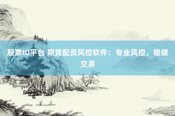 股票t0平台 期货配资风控软件：专业风控，稳健交易