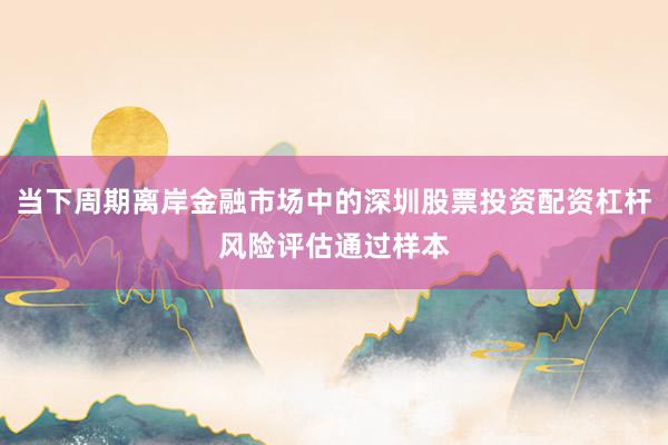 当下周期离岸金融市场中的深圳股票投资配资杠杆风险评估通过样本